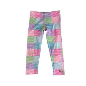 Vineyard Vines Patchwork Leggings Whale Print Pants 3T Girl